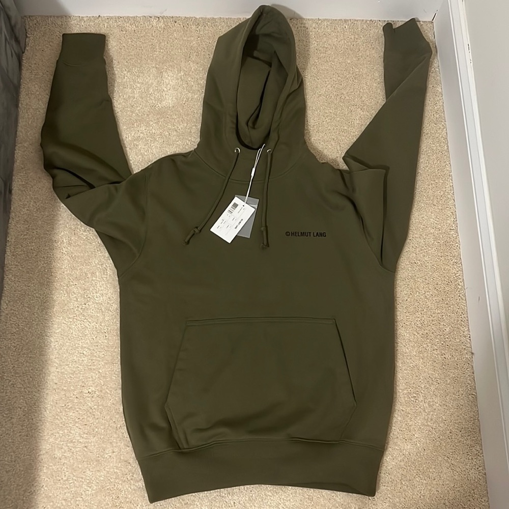 Helmut Lang Logo Mask Hoodie